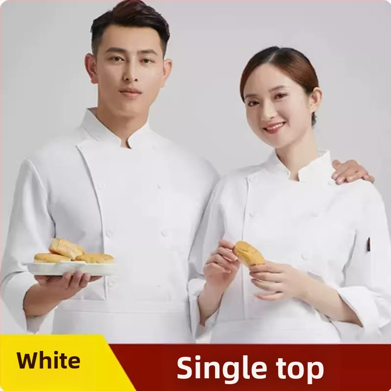 Uued kokkade tööriided meeste suvise jääsiidist lühikeste varrukatega õhukesed hingavad söögitoa restorani hotelli tagumise köögi naistele