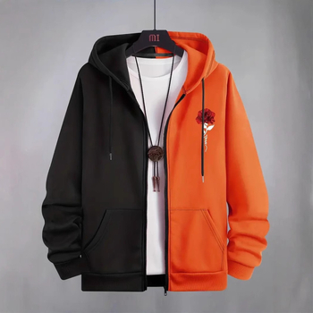 Amazon prekogranični novi kontrastni stil u boji dječja odjeća dugih rukava s kapuljačom, 3D printanjem, modni kardigan s otiskom za muškarce