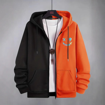 Amazon prekogranični novi kontrastni stil u boji dječja odjeća dugih rukava s kapuljačom, 3D printanjem, modni kardigan s otiskom za muškarce