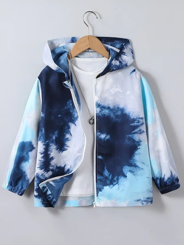 Amazon prekogranični novi kontrastni stil u boji dječja odjeća dugih rukava s kapuljačom, 3D printanjem, modni kardigan s otiskom za muškarce