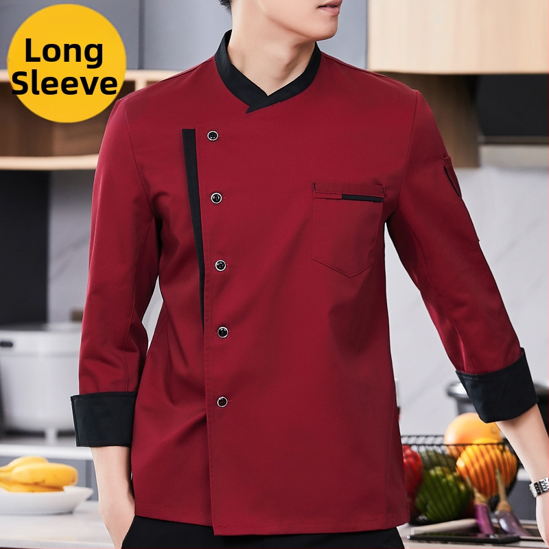 Köök Köök restorani peakoka tööriided meestele ja naistele pikkade varrukatega lühikeste varrukatega hotelli söökla restorani peakoka riided kevad ja sügis suvi