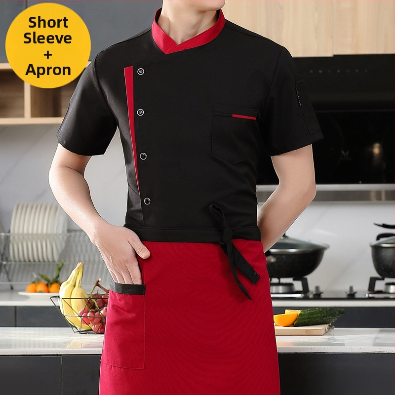 Köök Köök restorani peakoka tööriided meestele ja naistele pikkade varrukatega lühikeste varrukatega hotelli söökla restorani peakoka riided kevad ja sügis suvi