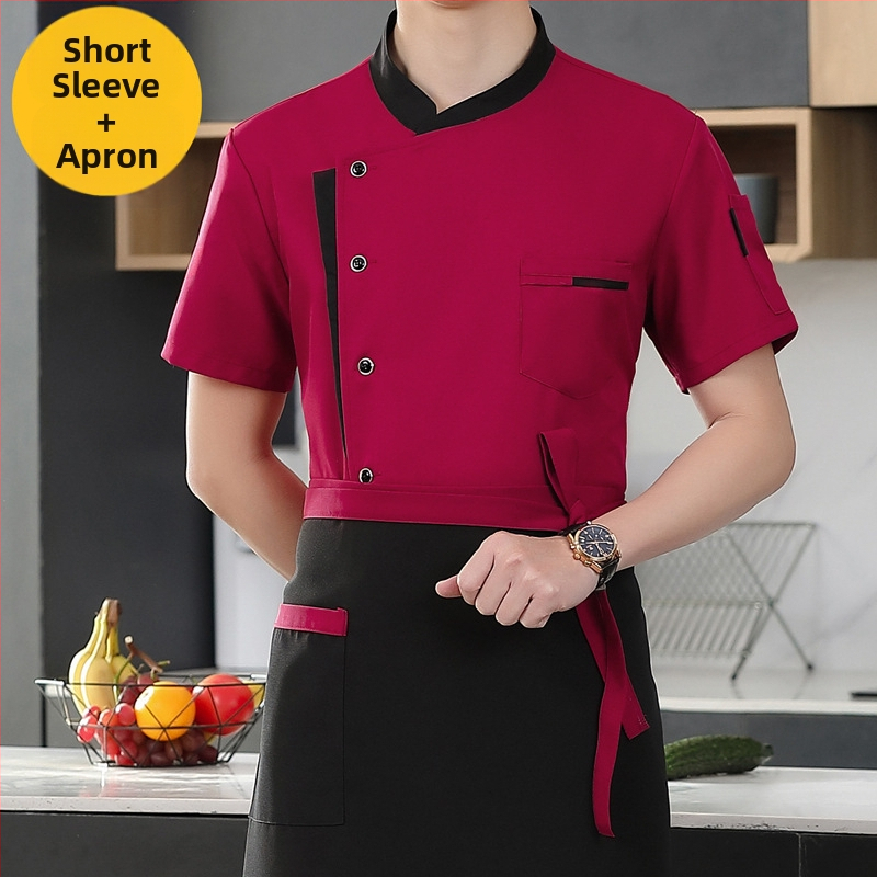 Köök Köök restorani peakoka tööriided meestele ja naistele pikkade varrukatega lühikeste varrukatega hotelli söökla restorani peakoka riided kevad ja sügis suvi