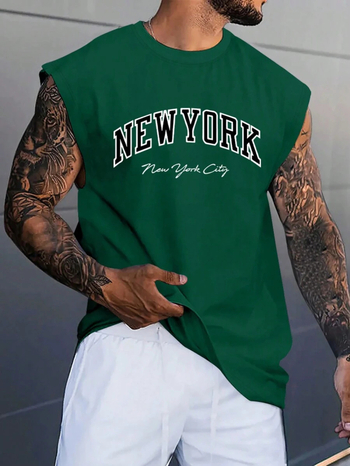 Vasaros fitneso berankovė laisva liemenė raumeningiems vyrams, treniruojantiems kvėpuojančius krepšinio sunkumų kilnojimo marškinėlius, sportinius madingus drabužius