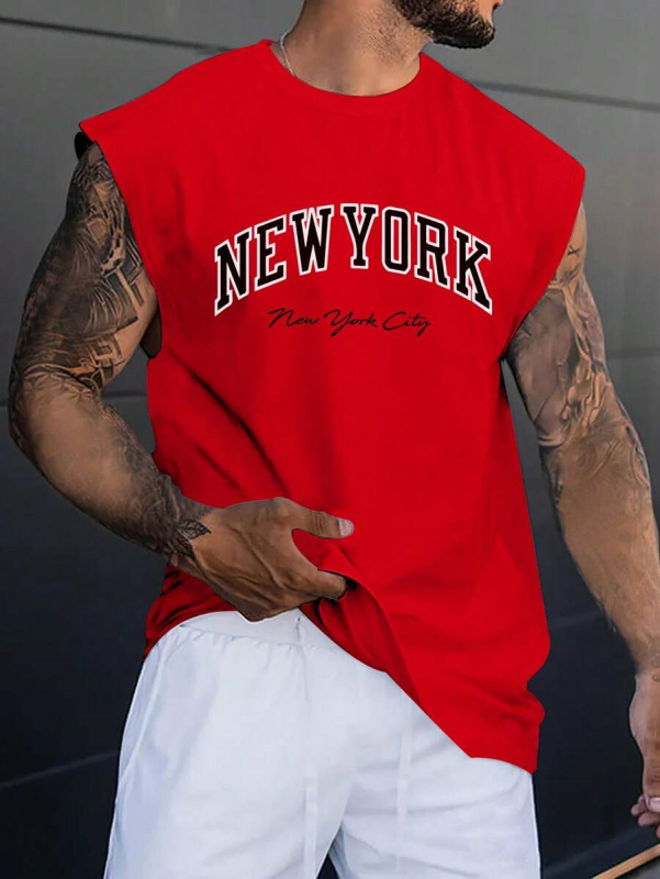 Vasaros fitneso berankovė laisva liemenė raumeningiems vyrams, treniruojantiems kvėpuojančius krepšinio sunkumų kilnojimo marškinėlius, sportinius madingus drabužius