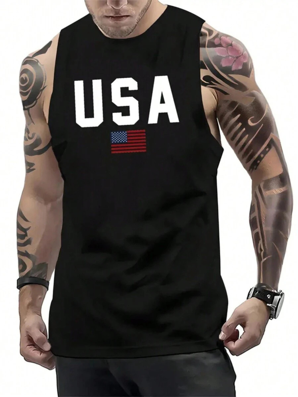 Vasaros fitneso berankovė laisva liemenė raumeningiems vyrams, treniruojantiems kvėpuojančius krepšinio sunkumų kilnojimo marškinėlius, sportinius madingus drabužius