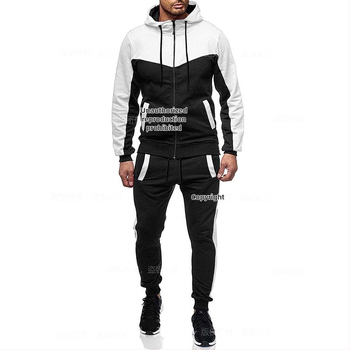 Sügis-talvine dressipluus Meeste vabaaja kapuutsiga dressipluus Meeste spordikardigan dressipluus splaissingu stiilis