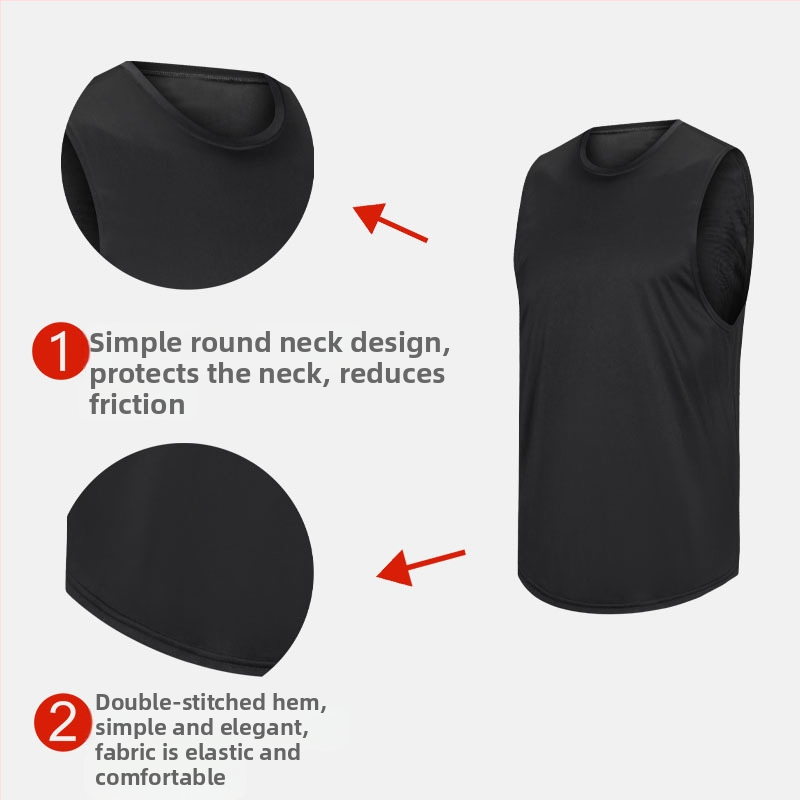 Маратонски спортен жилет, мъжки летен, бързосъхнещ, голям размер, фитнес жилетка, свободна жилетка за Европа и Америка