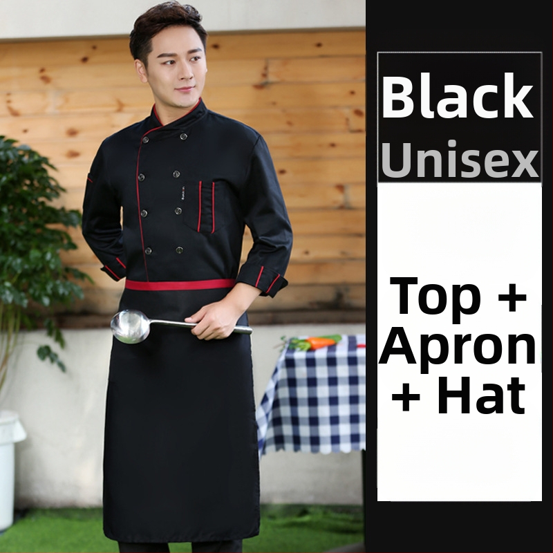 Toitlustuskoka riided Lühikeste varrukatega meeste ja naiste restorani restorani hotelli köögi koka tööriided suvised suveriided