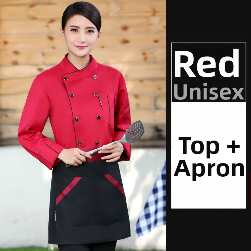Toitlustuskoka riided Lühikeste varrukatega meeste ja naiste restorani restorani hotelli köögi koka tööriided suvised suveriided