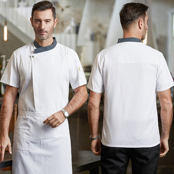 Kohakokk Kelner Lühikeste varrukatega Suvine Naiste Hotelli Teemaja Lääne Restoran Restorani Peakokk Tööriiete Töötaja