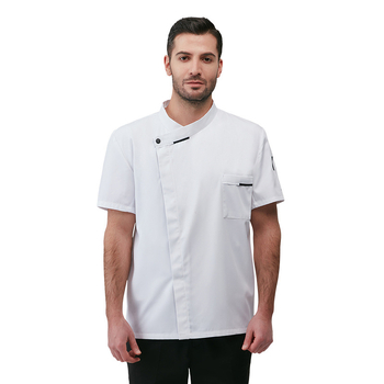 Meeste toitlustuskoka tööriided, kolmeveerandvarrukalised, suvised hotelli- ja restorani köögikomplektid, lääne restorani köögimööbli komplekt