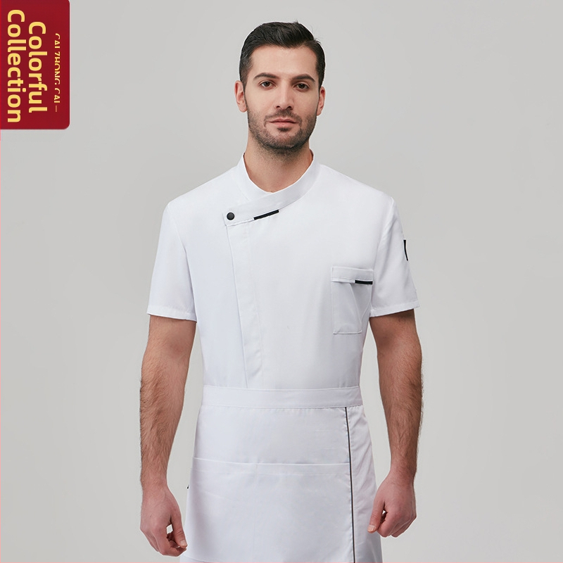 Мъжки кухненски комплект с три четвърти ръкав за кетъринг, за ресторант в западен стил, за хотел и ресторант