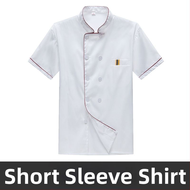 Meeste koka tööriided, lühikeste varrukatega suvised hingavad toitlustusriided, pikkade varrukatega söökla köögiriided, pluss-suuruses