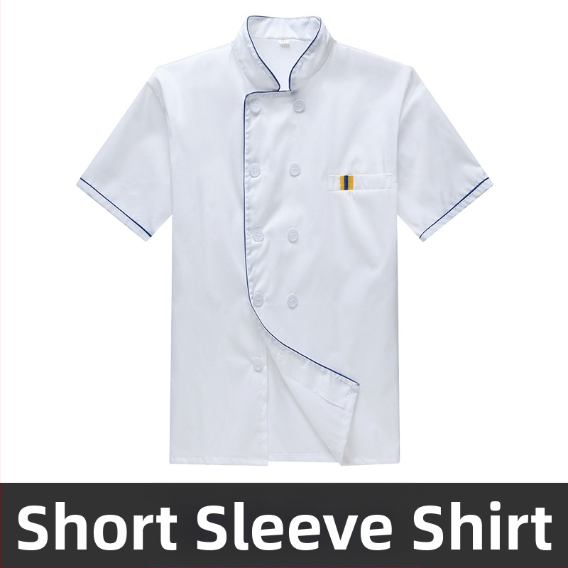 Meeste koka tööriided, lühikeste varrukatega suvised hingavad toitlustusriided, pikkade varrukatega söökla köögiriided, pluss-suuruses