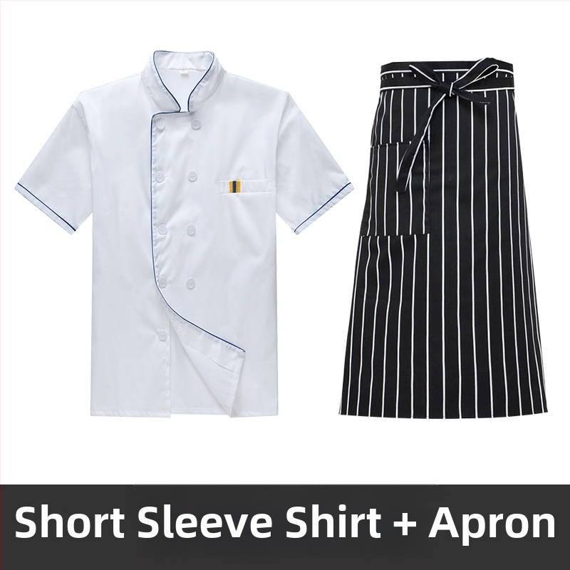 Meeste koka tööriided, lühikeste varrukatega suvised hingavad toitlustusriided, pikkade varrukatega söökla köögiriided, pluss-suuruses