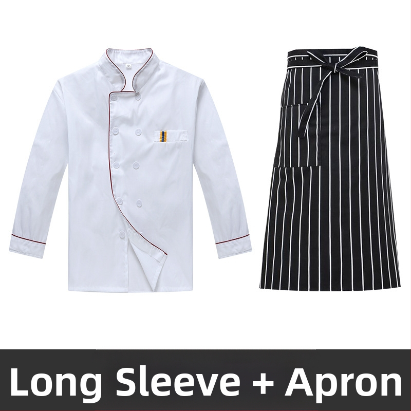 Meeste koka tööriided, lühikeste varrukatega suvised hingavad toitlustusriided, pikkade varrukatega söökla köögiriided, pluss-suuruses