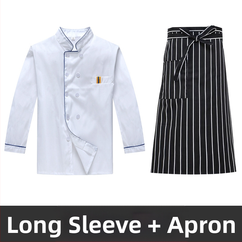 Meeste koka tööriided, lühikeste varrukatega suvised hingavad toitlustusriided, pikkade varrukatega söökla köögiriided, pluss-suuruses