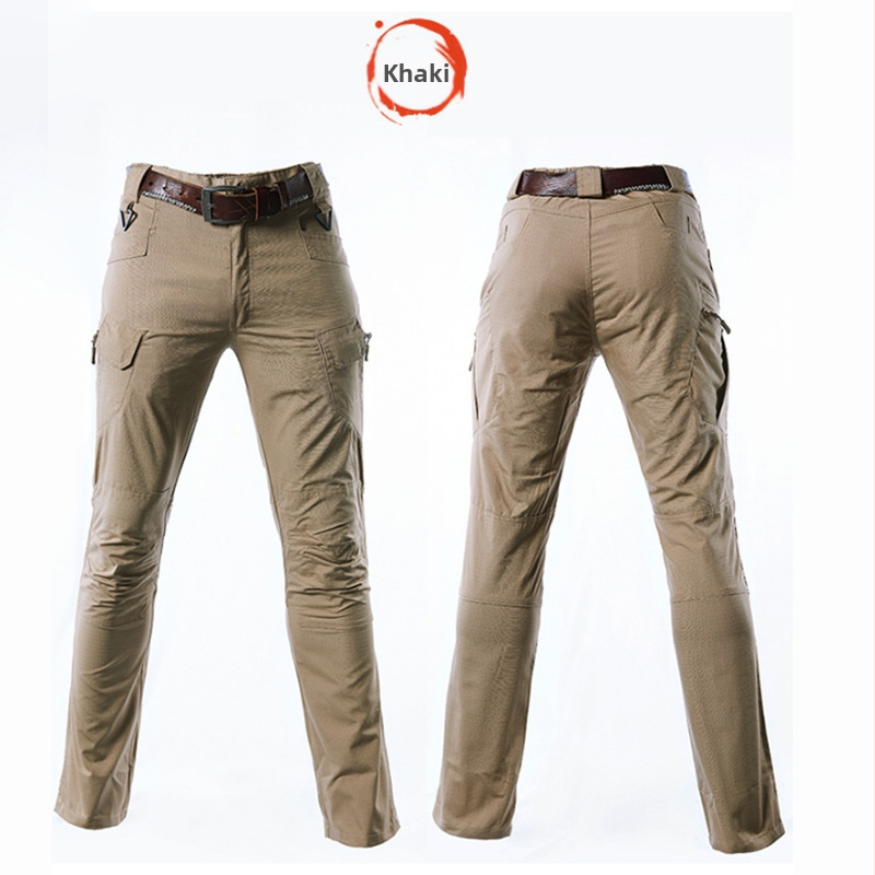 Ilgos „City Commuter IX7“ vyriškos ir moteriškos treniruočių kelnės, skirtos lauko sąlygoms, su keliomis kišenėmis, tiesios, vandeniui atsparios kelnės.