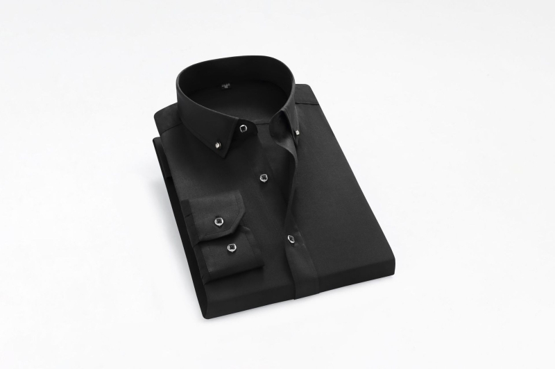 2023. gada jauns krekls ar dimanta pogu, vienkrāsains krekls, ikdienas vīriešu krekls ar garām piedurknēm, biznesa profesionāls balts krekls