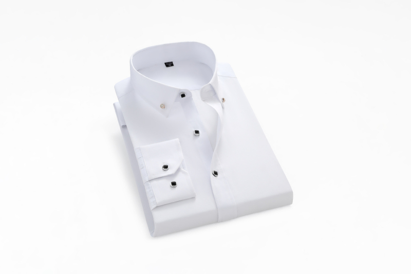 2023. gada jauns krekls ar dimanta pogu, vienkrāsains krekls, ikdienas vīriešu krekls ar garām piedurknēm, biznesa profesionāls balts krekls