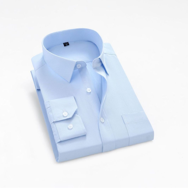 2023 Új Ing Gyémánt Gombmintás Egyszínű Férfi Ing Alkalmi Férfi Hosszú Ujjú Ing Üzleti Professzionális Fehér Ing