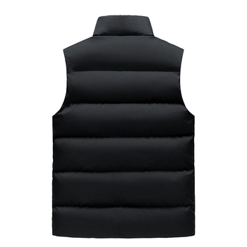 Мъжки жилет, есенно-зимно, ново памучно подплатено яке в корейски стил, модерно пухено памучно яке, есенно и зимно палто, мъжко облекло