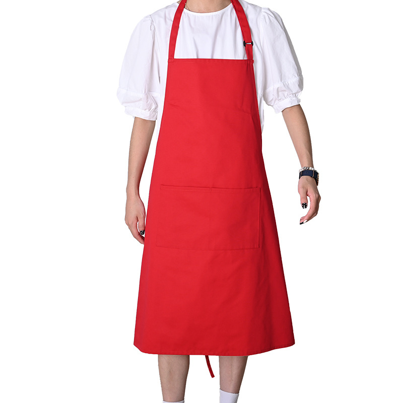 Karštai parduodama tarpvalstybinė kepsninės prijuostė iš poliesterio ir medvilnės, spausdinamas logotipas, šefo vyriška ir moteriška pora, atspari vandeniui ir aliejui