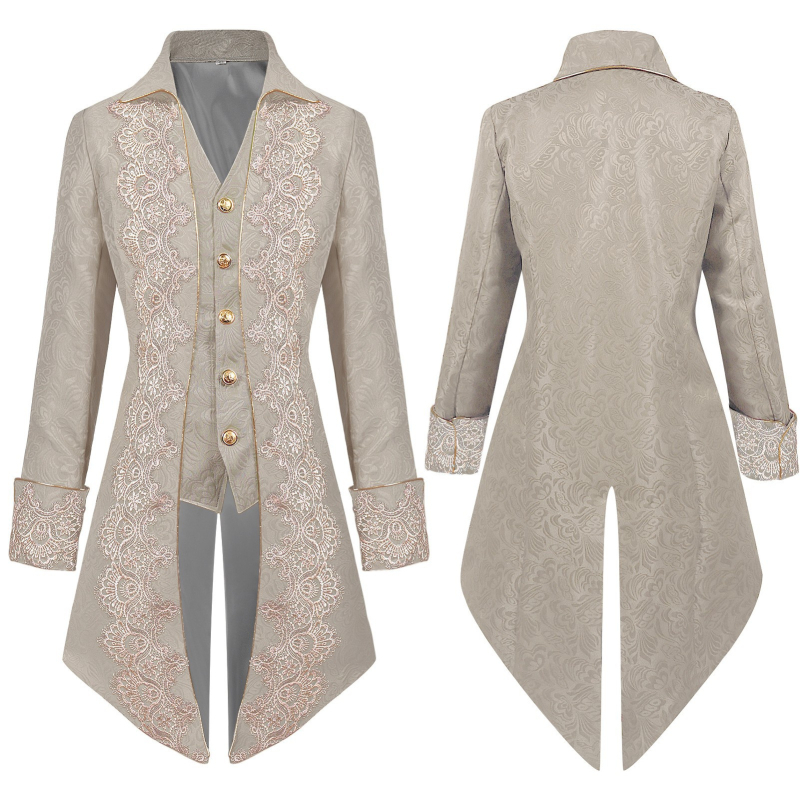 Set de jachetă medievală steampunk Amazon Wish 2024, rochie gotică victoriană