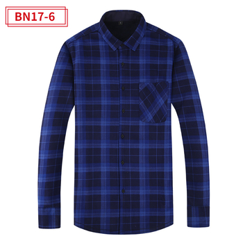 Мъжка карирана плюшена топла риза, големи размери, с дебела топла риза с поларена подплата за мъже