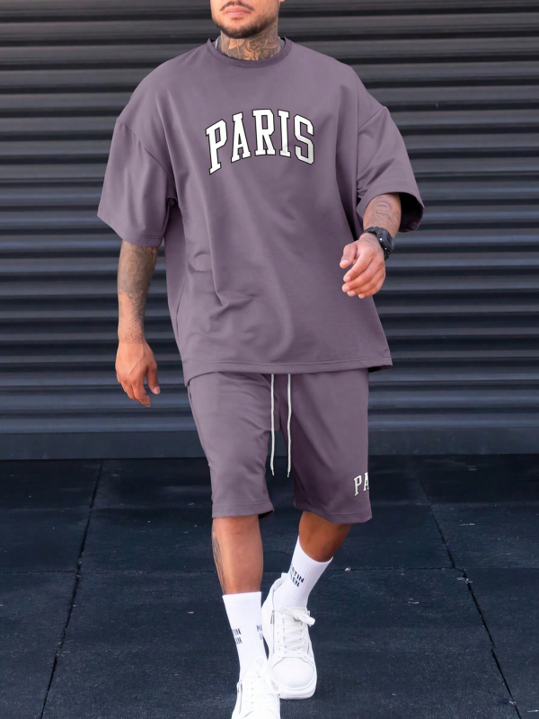 Lühikeste varrukatega T-särk 2024. aasta õhuke suvine moodne lahtine lihtne universaalne kaheosaline ME2-MA1