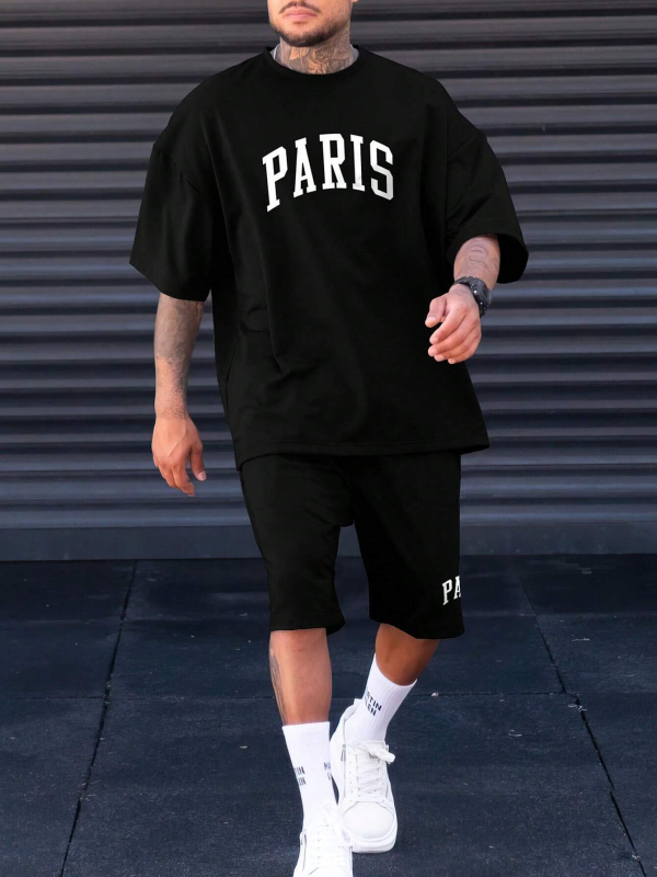 Lühikeste varrukatega T-särk 2024. aasta õhuke suvine moodne lahtine lihtne universaalne kaheosaline ME2-MA1