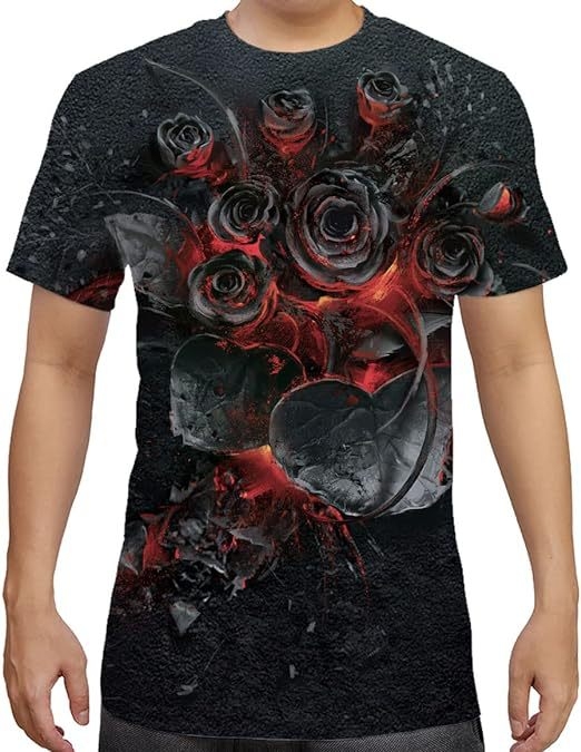 Stil european și american, serie de animații 3D cu animale, bărbați și femei, casual, mânecă scurtă, imprimare digitală 3D, tricou creativ cu mânecă scurtă