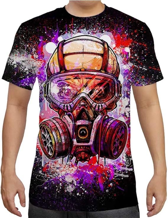 Stil european și american, serie de animații 3D cu animale, bărbați și femei, casual, mânecă scurtă, imprimare digitală 3D, tricou creativ cu mânecă scurtă