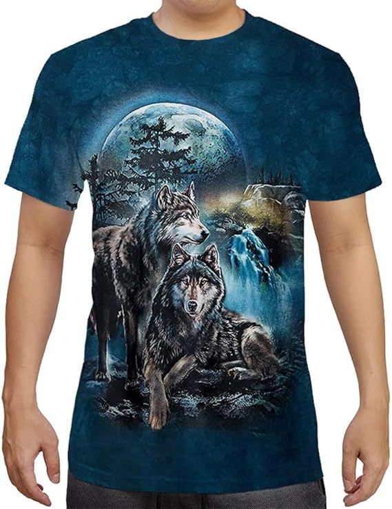 Stil european și american, serie de animații 3D cu animale, bărbați și femei, casual, mânecă scurtă, imprimare digitală 3D, tricou creativ cu mânecă scurtă