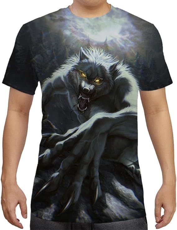 Stil european și american, serie de animații 3D cu animale, bărbați și femei, casual, mânecă scurtă, imprimare digitală 3D, tricou creativ cu mânecă scurtă