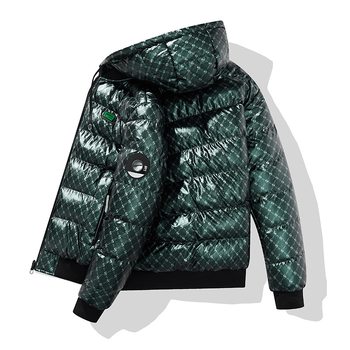 Talvine puuvillase polstriga mantel meestele, särava näoga, paksendatud soe trendikas kahepoolne puuvillase polstriga jope, teismeliste stardimüts, pesapallikraega puuvillase polstriga jope