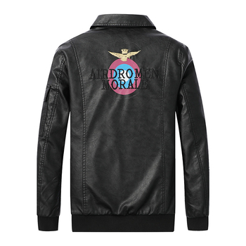 Vyriška odinė striukė korėjietiško stiliaus pavasariui ir rudeniui, nauja, laisvalaikio, madinga, graži, madinga striukė, vyriška odinė striukė, madingas prekės ženklo skraidantis kostiumas