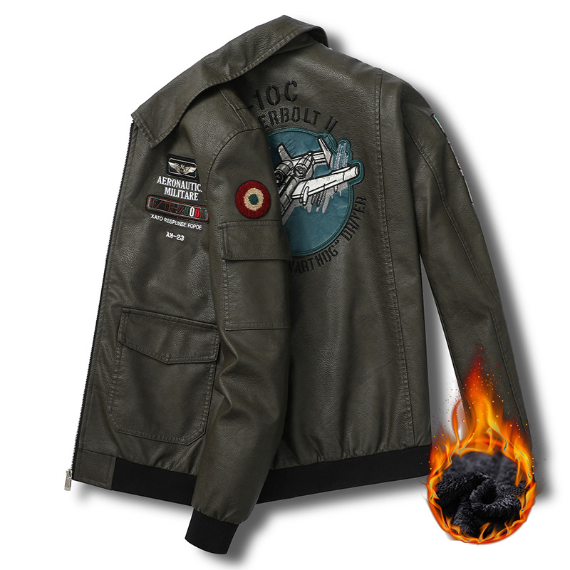 Vyriška odinė striukė korėjietiško stiliaus pavasariui ir rudeniui, nauja, laisvalaikio, madinga, graži, madinga striukė, vyriška odinė striukė, madingas prekės ženklo skraidantis kostiumas