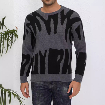 Pulovere unisex transfrontaliere europene și americane de toamnă și iarnă, cămăși personalizate cu guler rotund, largi, en-gros de la producători, la modă