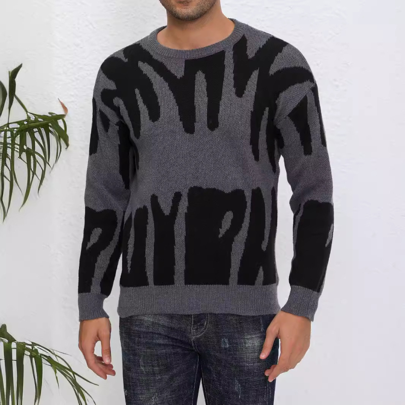 Pulovere unisex transfrontaliere europene și americane de toamnă și iarnă, cămăși personalizate cu guler rotund, largi, en-gros de la producători, la modă