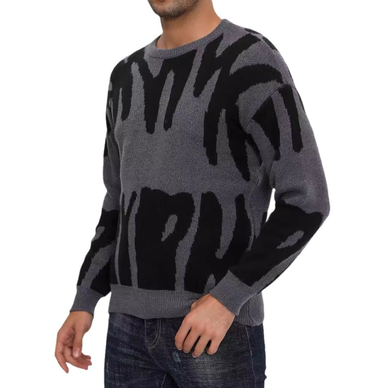 Pulovere unisex transfrontaliere europene și americane de toamnă și iarnă, cămăși personalizate cu guler rotund, largi, en-gros de la producători, la modă