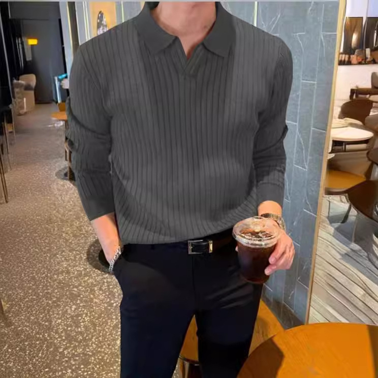 Eiropas un Amerikas ārējās tirdzniecības pārrobežu Amazon vīriešu polo krekls vasaras karstajā stilā