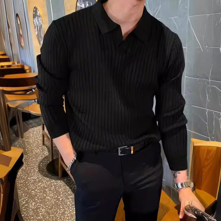 Eiropas un Amerikas ārējās tirdzniecības pārrobežu Amazon vīriešu polo krekls vasaras karstajā stilā