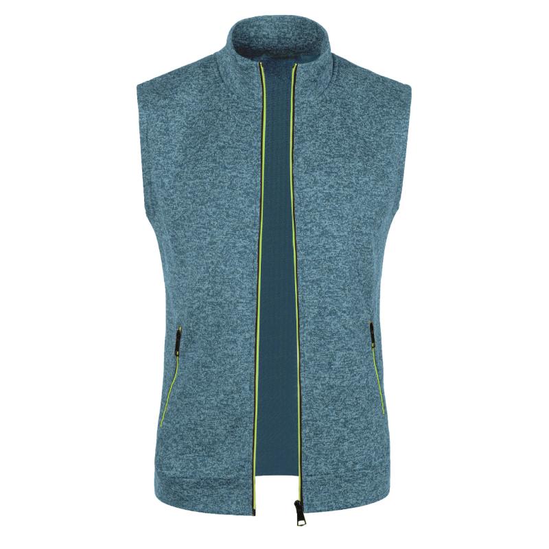 Rudens ir žiemos vyriška liemenė su užtrauktuku, plonas aksominis megztinis, plonas kardiganas, vyriška liemenė su gobtuvu ir kišene