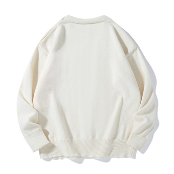 Bărbați moda coreeană transfrontalieră casual vrac frumos versatil tricotat cardigan cu mânecă lungă culoare solidă pulover jachetă casual