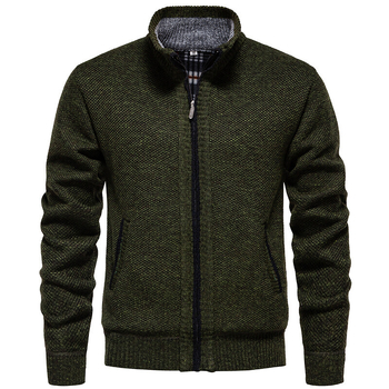 Pulover cu guler înalt pentru bărbați, toamnă și iarnă, cardigan nou, pulover coreean slim, culoare solidă, o generație de păr, 2025