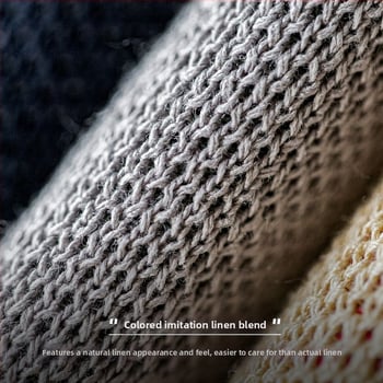 Pánsky jesenný rolák s písmenami a retro vzorom v americkom štýle Madden Fixture