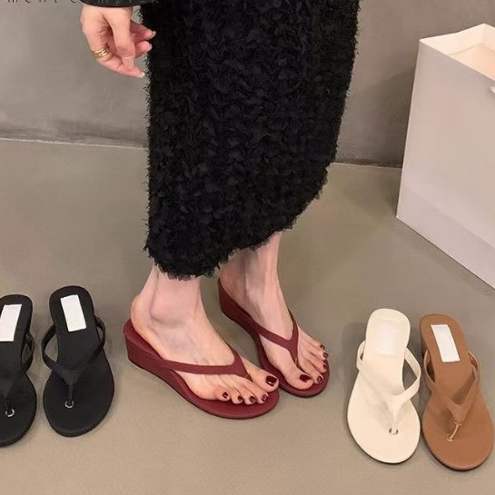 Sandale de vară cu toc înalt, stil nou, francez, 2025, sandale franceze, cu toc plat, pantofi de damă, sandale mici, stil nou