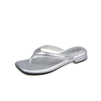 Ženske papuče, tanke japanke, PVC neklizajuće japanke za plažu, jednostavne dvobojne japanke